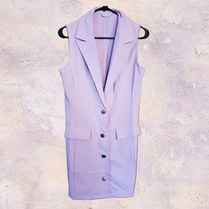 NWOT Matilda by true love Light mauve Shirt Dress